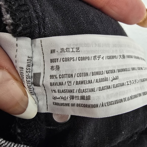 Abercrombie & Fitch Ankle Straight 25 /‎ 0R High Rise Curve Love Distressed - Picture 10 of 10